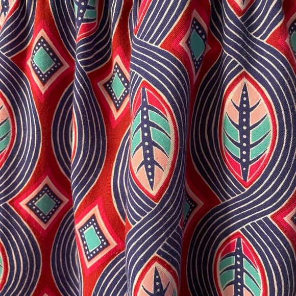 GENUINE KIDS by OSHKOSH UGC Girls Size 5t Purple Red Blue Sleeveless Romper leaf - Picture 10 of 12